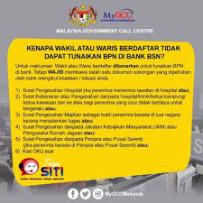 Contoh surat wakil ambil sijil. Kenapa Wakil Atau Waris Berdaftar Tidak Dapat Tunaikan Bpn Di Bank Bsn