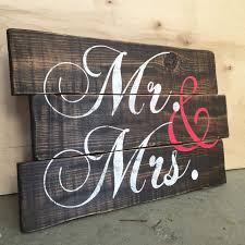 Mr Mrs Custom Wood Pallet Photo Booth Prop In Rustic Finish Wood Signs Wedding Gift Wedding Gift Signs Wood Signs