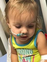 Paisley Jackson, 5, is still in the early stages of her care at Riley  Hospital for Children. She was admitted around 1am Friday and was still not  feeling like herself when she