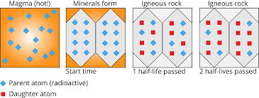 Radiometric dating (or radioactive dating) is any technique used to date organic and also inorganic materials from a process involving radioactive decay.the method compares the abundance of a naturally occurring radioactive isotope within the material to the abundance of its decay products, which form at a known constant rate of decay. 2 Absolute Age Dating Digital Atlas Of Ancient Life