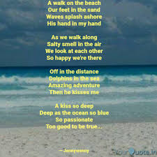 In a world of our own. Walk Along The Beach Quotes A Walk On The Beach Our F Quotes Writings By Jennifer Dogtrainingobedienceschool Com