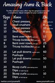 Amazing Arms And Back Fitness Body Arm Workout Workout