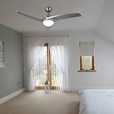 Choose a brushed nickel ceiling fan with three, four, five, or more blades. Contemporary Ceiling Fan With Led Panel Light Remote Brushed Nickel Finish Ceiling Fans Home Garden Worldenergy Ae