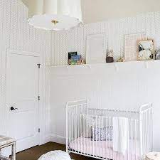 After the beadboard panels were in, it was time to caulk. Nursery Beadboard Design Ideas