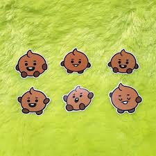 Suga's bt21 character is a magical cookie named shooky. Bts Die Cut Shooky Suga Bt21 Deco Sticker Shopee Philippines