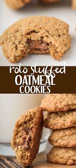 Easy Rolo Stuffed Oatmeal Cookies Crazy For Crust Recipe Easy Cookie Recipes Easy Cookies Oatmeal Cookies