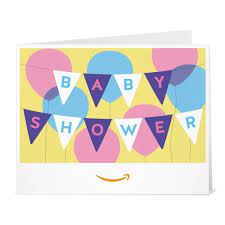 Baby shower gift card amazon. Amazon Gift Card Print Baby Shower Banner