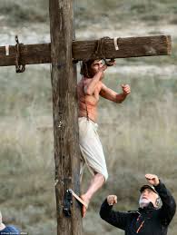 This is an experimental film about the passion and crucifixion of the female christ. Joaquin Phoenix Is Bruised In His Role As Jesus Christ For Biopic Mary Magdalene Daily Mail Online