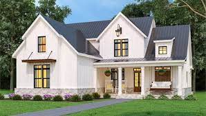 Two story brick residential home stock image by lindaj2 10/1,970. Charming Modern Farmhouse Style House Plan 8519 Cranberry Gardens
