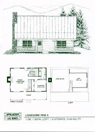 Lonesome Pine Ii 1 Bed 1 Bath 1 5 Stories 1148 Sq Ft Appalachian Log Timber Homes Hybri Log Cabin Floor Plans Cabin Floor Plans House Plan With Loft