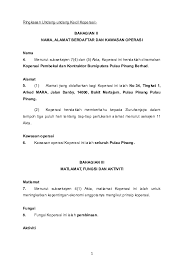 11 tahun 2020 tentang cipta kerja tersebut, diharapkan dapat : Doc Ringkasan Undang Undang Kecil Koperasi Rhs Event Academia Edu