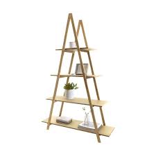 Five fixed, open shelves allow you to display a wide collection of books in your home office, family photos in your living room, or even vintage dishes and. A Frame Ladder Bookshelf Kmartnz Ladder Shelf Decor Ladder Bookshelf A Frame Shelf