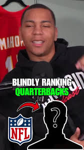 Blindly ranking QBs based off this season