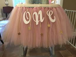 My little luna baby just turned one and i wanted to make her a high chair tutu for her birthday! Diy Twinkle Twinkle Little Star 1st Birthday Highchair Decoration Tulle Diy Fir Star Birthday Party Birthday Highchair Decorations 1st Birthday Decorations