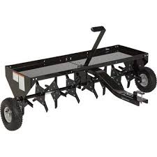Plugs are pulled with 32 heat treated and durable spoons, which can be raised and lowered with a cantilever handle without getting out of your tow spiker/seeder/spreader, black. Top 10 Best Tow Behind Plug Aerator Reviews Inside Herb Gardens