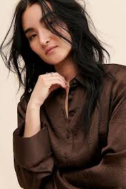 Oval Square Polish Shirt Dress