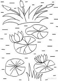Printable Lily Pad Coloring Pages For Kids Flower Drawing Coloring Pages Lily Pads