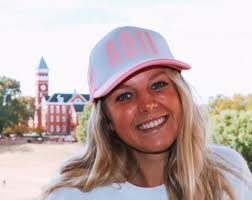 Any Sorority Trucker Hat in Pink Orange Green or Blue Chi Omega Sdt Kkgi  Aoii Gphi Dphie Zta Tri Delta Adpi Zeta Tau Alpha Kappa Kappa Gamma