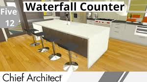 Stone slabs (including quartz) for a waterfall countertop cost from $40 to $100 and beyond per square foot. Five 12 Design Project Kitchen Waterfall Island Youtube
