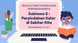 Lingkungan alam terdiri dari makhluk hidup dan benda mati. Rangkuman Materi Kelas 5 Tema 6 Subtema 2 Perpindahan Kalor Di Sekitar Kita Pembelajaran 1 2 3 Youtube