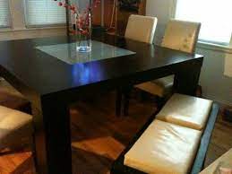 1 ntable top material : Benzene 6 Seater Dining Set Used Philippines