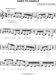 1 on billboard's rock charts in 1990. Otis Redding Hard To Handle Sheet Music For Beginners In C Major Download Print Sku Mn0150134