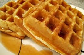 belgian waffles with cinnamon and