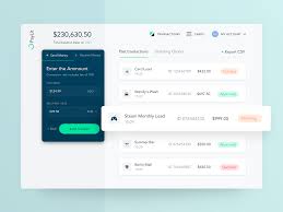 Digital Banking Platform Transactions Screen By Oleg Melnykov Business Advertising Design Web Banking Banking