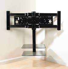 It's an interesting alternative to traditional tv consoles and don't want to mount the tv on any of the existing walls? 37 Wall Mounted Tv Ideas Interior And Decor For Your Inspirations Corner Tv Mount Diy Tv Wall Mount Tv Wall