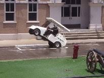 Image result for golf carts introduced to provide access to the course for those who couldn't walk