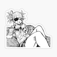 Feeling sad or having a. Himiko Toga Sad Bnha My Hero Academia Manga Sticker By Designsbyolivia Redbubble
