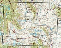 Wyoming Mountain Ranges Map Wyoming - Wikipedia