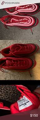 Nike Air Max 97 Red Black Leopard In 2020 Nike Air Max 97 Black And Red Air Max 97