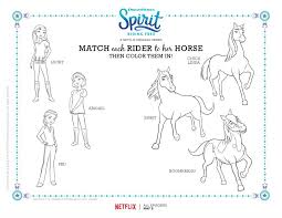 Pferde sind die lieblingstieren par excellence für kinder. Spirit Ausmalbilder
