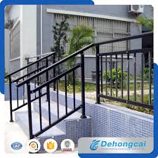 For example, the price to install stair railings made of aluminum is between $3,500 to $6,000; China Top Quality Customized Outdoor Wrought Iron Stair Railing Photos Pictures Made In China Com