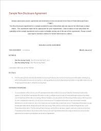 This includes not exposing the information to unauthorized third parties and also promising not to use it without the disclosing party's permission. Kostenloses Non Disclosure Agreement