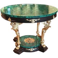 Fonderia Artistica Ruocco Grifoni Table 26 600 Liked On Polyvore Featuring Home Furniture Tables A Baroque Furniture Green Accent Table Green Furniture