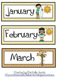 Months Of The Year Flashcards With Australian Seasons Months Of The Year Flashcards Flashcards For Kids Preschool Learning Activities