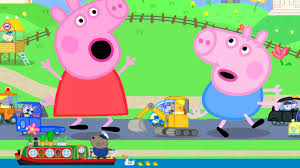 There are many miles of rock fences but here in e.ky. Peppa Pig Official Channel Giant Peppa Pig And George Pig Youtube