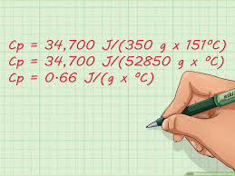 How to calculate spcific heat capacity? How To Calculate Specific Heat 6 Steps With Pictures Wikihow