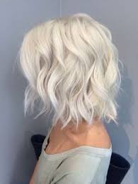 Usually the soft pastel chalks can be easily washed out from hair, did you use oil pastels? Hair Chalk Icy Platinum Blonde Hair In A Long Bob