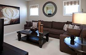 Colorful ceiling designs and wall painting the same color decrease a space visually and make a room look small and cozy. Colors To Paint A Living Room With Dark Furniture House Decor Interior