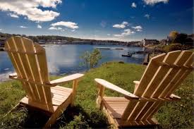 Adirondack Chairs Overlooking Booth Bay Harbor Maine Boothbay Harbor Maine Maine Vacation Adirondack