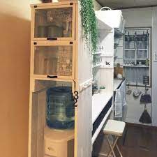 キッチン フォトフレーム ウォーターサーバー diy みせる収納 などのインテリア実例 2016 01 18 23 24 17 roomclip ルームクリップ インテリア 収納 ウォーターサーバー