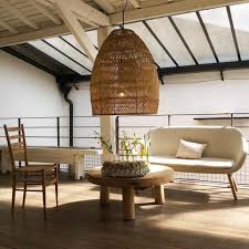 Currently Woven Bamboo Pendant Lights Greige Design