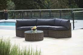 Find superb deals on curved rattan sofa along with competitive prices and offers. 4 Piece Mayfair Curved Modular Rattan Garden Furniture Set Bridgman