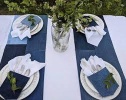Denim Lace Table Runner Distressed Jean Wedding Decor Denim Runner Shabby Chic Decor Denim Wedding Decor Country Wedding Decor Denim Table Runner Denim Wedding Denim And Diamonds