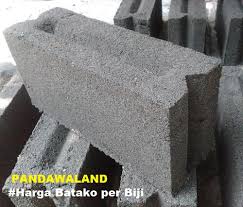 Harga batako murah meriah seharga es teh . Harga Batako Per Biji Harga 1 Batako Di Jawa Timur Jual Batako Murah