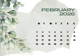 February 2026 Calendar Template ...