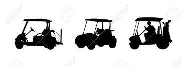 Silhouette curio silhouette cutter silhouette vinyl silhouette cameo machine silhouette portrait silhouette design. Golf Car Silhouettes Royalty Free Cliparts Vectors And Stock Illustration Image 18153637